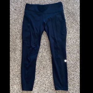 Black Lululemon Leggings Size 10